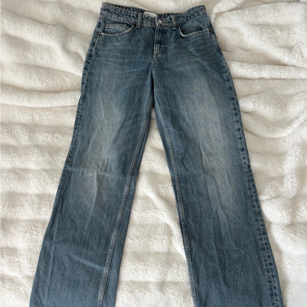 Zara mid rise jeans